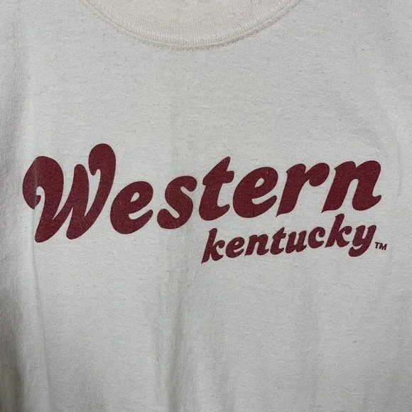 Vintage Western Kentucky University WKU Hilltoppers MV Sport T-Shirt Size Large - Picture 2 of 7